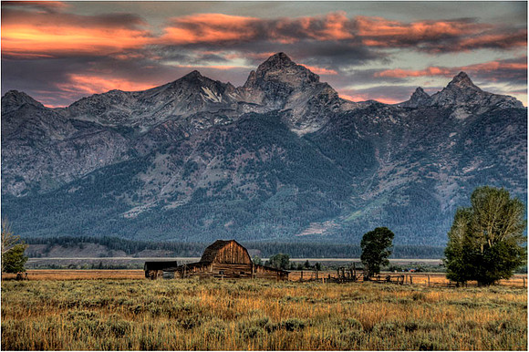 Grand Teton - Mormon Row Barn Pre-Dawn