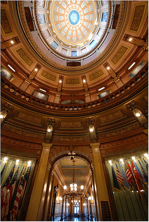 Michigan Capitol Dome Area